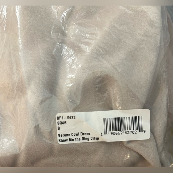 SHOW ME YOUR MUMU Verona cowl neck Slip Midi Dress Show me the Ring Bridesmaid - Picture 7 of 9